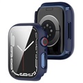 Caixa de Vidro Temperado para Apple Watch Series 7 - 45mm - Azul