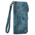 Bolsa Tipo Carteira Caseme C30 Multifuncional para Samsung Galaxy Z Fold4 5G - Azul