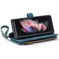 Bolsa Tipo Carteira Caseme C30 Multifuncional para Samsung Galaxy Z Fold4 5G - Azul
