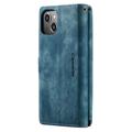 Bolsa Tipo Carteira Multifuncional Caseme C30 para iPhone 14 Max - Azul