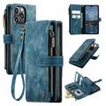 Bolsa Tipo Carteira Multifuncional Caseme C30 para iPhone 14 Pro - Azul
