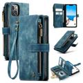 Bolsa Tipo Carteira Caseme C30 Multifuncional para iPhone 14 - Azul