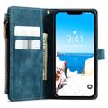 Bolsa Tipo Carteira Caseme C30 Multifuncional para iPhone 14 - Azul