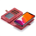 Bolsa tipo Carteira 2-em-1 Multifuncional Caseme para iPhone 11 Pro Max - Vermelho