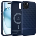 Capa Híbrida Caseology Parallax Mag para iPhone 15 - Azul de Meia-Noite