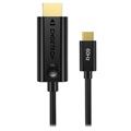 Cabo USB-C/HDMI 4K 60Hz Choetech - 1.8m - Preto