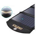 Carregador Solar Dobrável com Duas Portas Choetech - 19W - Preto