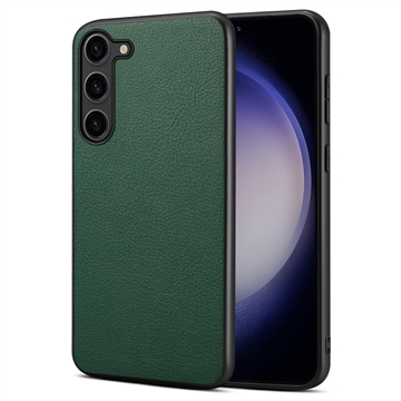 Capa Híbrida Revestida para Samsung Galaxy S24 - Verde