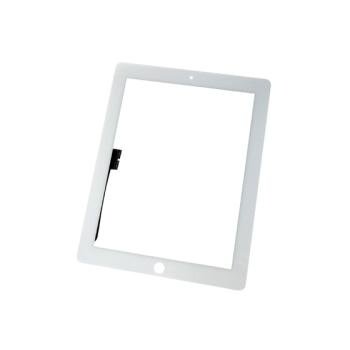 Vidro de ecrã e ecrã táctil para iPad 3, iPad 4 - Branco