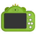 Câmara Fotográfica Digital Infantil Lente dupla Cute Zoo - 20MP - Sapo