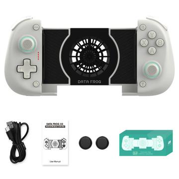 DATA FROG X3 Controlador de jogos sem fios compatível com Bluetooth para telemóveis/Nintendo Switch/PC