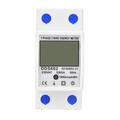 DDS662 Kilowatt Electricity Usage Monitor AC 230V 50Hz Consumo de energia eléctrica Watt Meter Tester - Branco