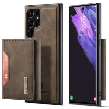 Capa Híbrida DG.Ming M2 com Carteira para Samsung Galaxy S23 Ultra 5G - Café