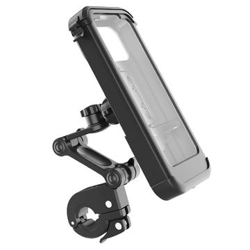 Suporte para smartphone à prova de água DS-MT3 para bicicleta / motociclo - preto