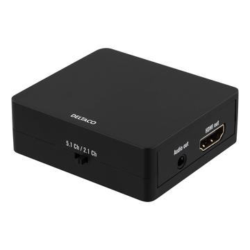 Extrator de som HDMI Deltaco - Digital ou Analógico