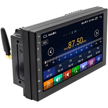 Double Din CarPlay / Android Car Stereo com Navegação GPS S-072A (Embalagem aberta - Bulk satisfatório)