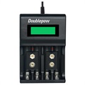 Carregador de Bateria USB Rápido Multifuncional Doublepow DP-UK95 - AA/AAA/9V