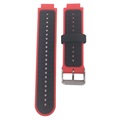 Bracelete em Silicone para Garmin Forerunner 235/630/735 - Vermelho / Preto
