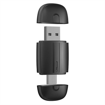 Adaptador 2-em-1 sem fios para CarPlay e Android Auto com duas cabeças