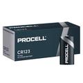 Pilhas alcalinas Duracell Procell CR123 1400mAh - 10 unidades