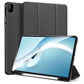 Bolsa Tipo Fólio Tripartida Dux Ducis Domo para Huawei MatePad Pro 12.6 (2021) (Embalagem aberta - Excelente) - Preta