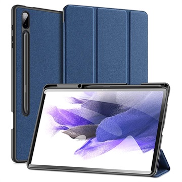 Folio Case Tripartida Dux Ducis Domo para Samsung Galaxy Tab S7+/S8+ – Azul