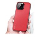 Capa Híbrida Dux Ducis Fino para iPhone 14 Pro Max - Vermelho