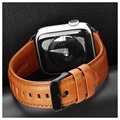 Bracelete de Couro Dux Ducis para Apple Watch Series 7/SE/6/5/4/3/2/1 - 41mm/40mm/38mm - Castanho