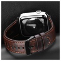 Bracelete de Couro Dux Ducis para Apple Watch Series 7/SE/6/5/4/3/2/1 - 41mm/40mm/38mm - Café