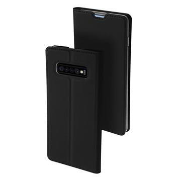 Bolsa tipo Flip Dux Ducis Skin Pro Samsung Galaxy S10 - Preto