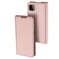 Bolsa tipo Flip Dux Ducis Skin Pro para Samsung Galaxy A22 5G, Galaxy F42 5G - Cor-de-Rosa