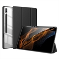 Bolsa Fólio Inteligente Tri-Fold Dux Ducis Toby para Samsung Galaxy Tab S9 Ultra - Preto