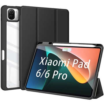 Bolsa Fólio Inteligente Tri-Fold Dux Ducis Toby para Xiaomi Pad 6/Pad 6 Pro – Preto