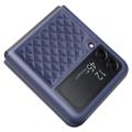 Capa Revestida a Couro Dux Ducis Venice para Samsung Galaxy Z Flip4 5G - Azul