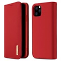 Bolsa tipo Carteira de Pele Dux Ducis Wish Series iPhone 11 Pro Max – Vermelho