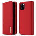 Bolsa de Pele Dux Ducis Wish para iPhone 11 Pro (Embalagem aberta - Satisfatório) - Vermelho