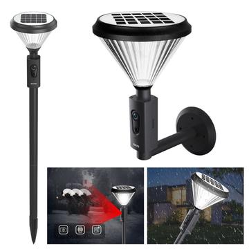 ESCAM QF190 Câmara de segurança com luz de jardim 1080P alimentada por energia solar