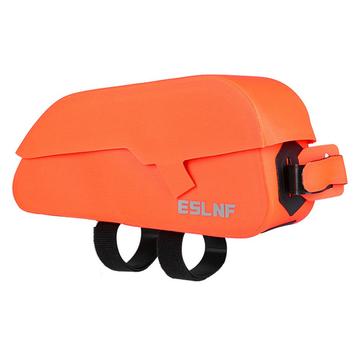 ESLNF 07CF0012 Saco para bicicleta de tubo superior resistente à água com fecho magnético - Laranja