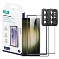 ESR Screen Shield Vidro Temperado e Protetor de Lente de Câmera para Samsung Galaxy S23 Ultra 5G - 2 Unidades