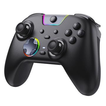 EasySMX X05Pro Controlador para jogos de modo triplo com gatilhos Hall de fase dupla - Nintendo Switch/PC/Phone - Preto