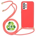 Capa Biodegradável Linha Eco Saii com Alça para Samsung Galaxy A52 5G, Galaxy A52s - Vermelho