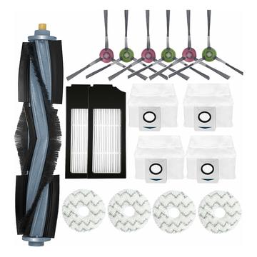 Ecovacs Deebot X1 Omni/Turbo Conjunto de escovas, filtros e esfregonas de substituição - 17 peças