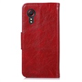 Bolsa Tipo Carteira Elegant para Samsung Galaxy Xcover 5 - Vermelho