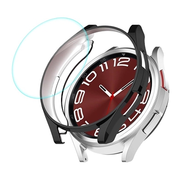 Conjunto de Protecção Enkay para  - 9H - Samsung Galaxy Watch6 Classic - 47mm - Preto