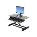 Ergotron WorkFit-Z Mini Sit-Stand Desktop Standing Desk Converter - Preto
