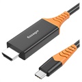 Cabo Adaptador USB-C / HDMI Essager 4K EHDMIT-CX01 - 2m - Preto