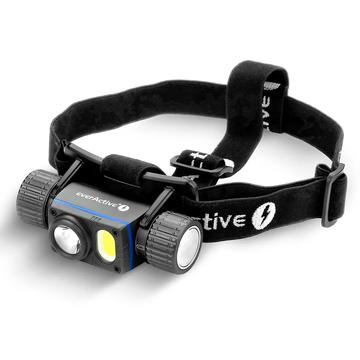 Lanterna de cabeça LED recarregável EverActive HL-2000R Force PRO - 2000 lúmens, IPX8 - Preto