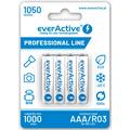 EverActive Professional Line EVHRL03-1050 Pilhas AAA recarregáveis 1050mAh - 4 unidades.