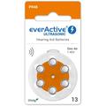 Pilhas para aparelhos auditivos EverActive Ultrasonic 13/PR48 - 6 unidades