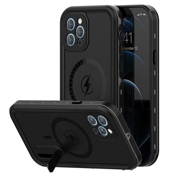 Capa Magnética à Prova de Água Extreme IP68 para iPhone 12 Pro - Preta